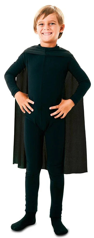 Capa de Superhéroe Negra Infantil Capas EuroCarnavales