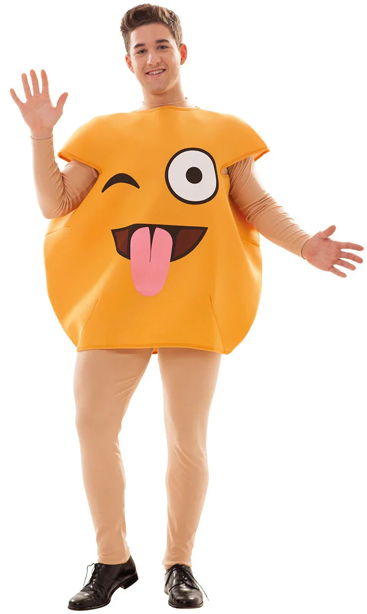 Disfraz de Emoticono Guiño y Lengua Emoticonos EuroCarnavales