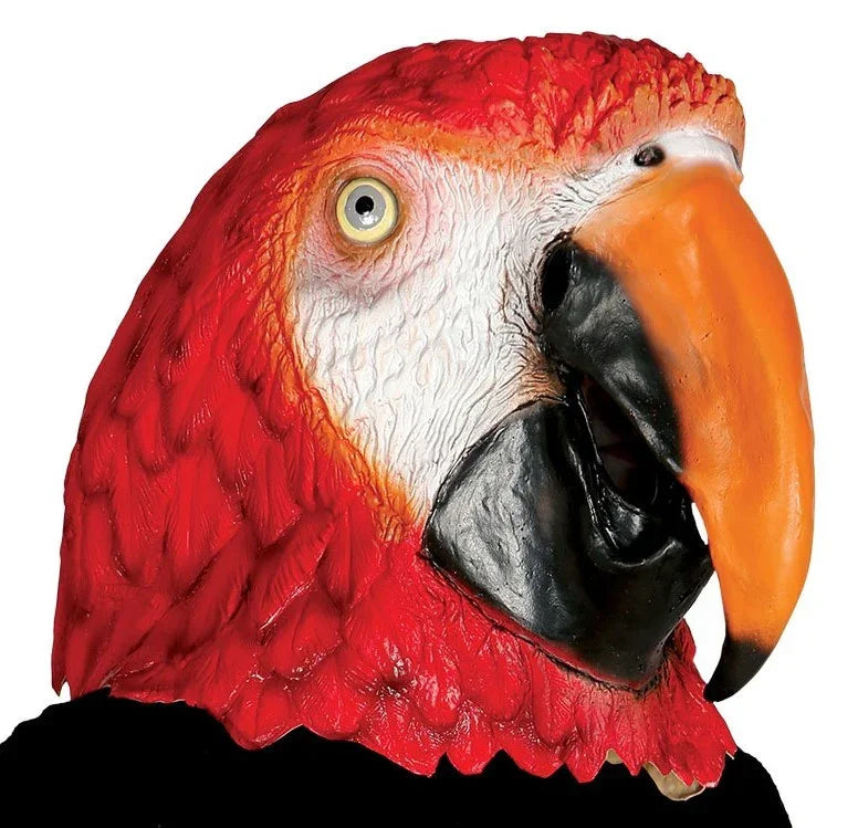 Máscara de Loro de Látex Complementos de Animales Guirca