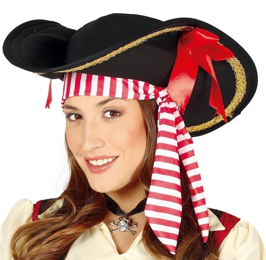 Gorro de Pirata para Mujer Complementos Piratas Guirca