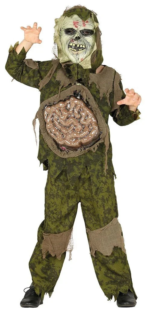 Disfraz de Zombie con Tripas Infantil Zombies Guirca