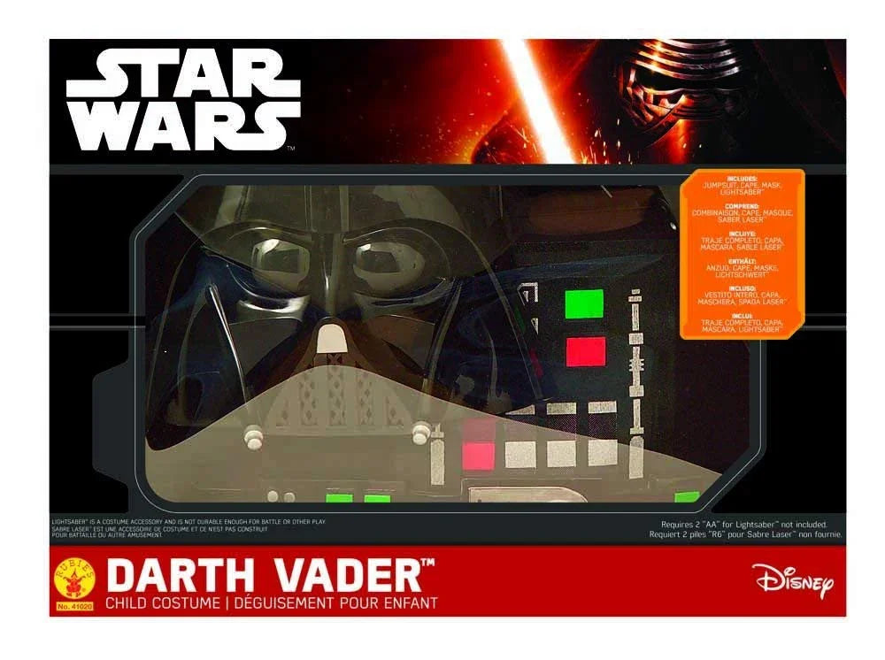 Disfraz de Darth Vader con Espada Infantil Darth Vader Rubies
