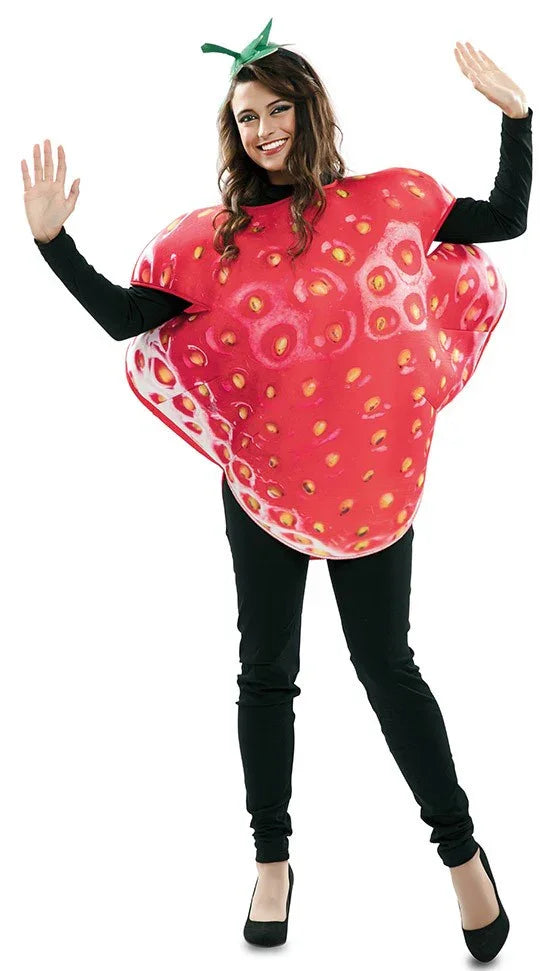 Disfraz de Fresa para Adulto Fruta EuroCarnavales