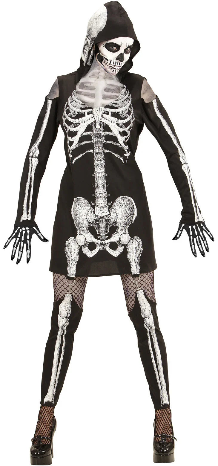Disfraz de Esqueleto Manga Larga para Mujer Esqueletos Widmann