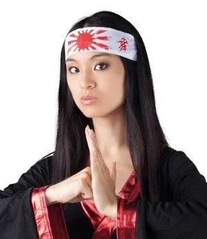Bandana Manga Japonesa con Sol Naciente Complementos Orientales Rubies