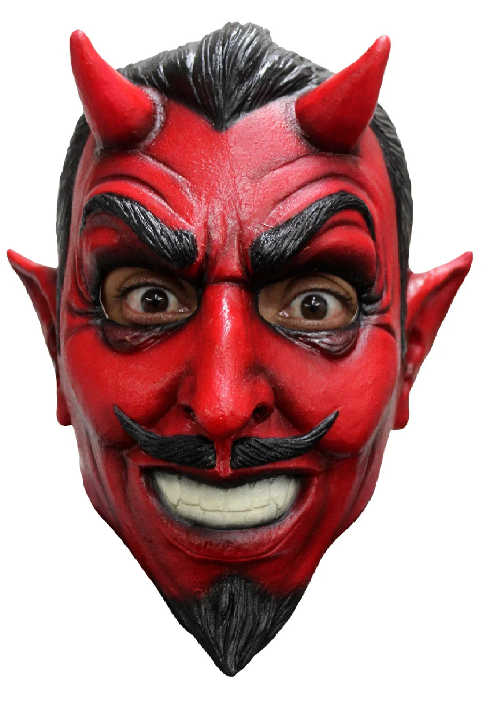 Máscara de Diablo Elegante de Látex Demonios Ghoulish