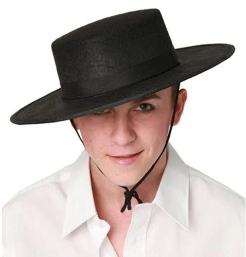 Sombrero de Cordobés Negro para Adulto Cordobeses EuroCarnavales
