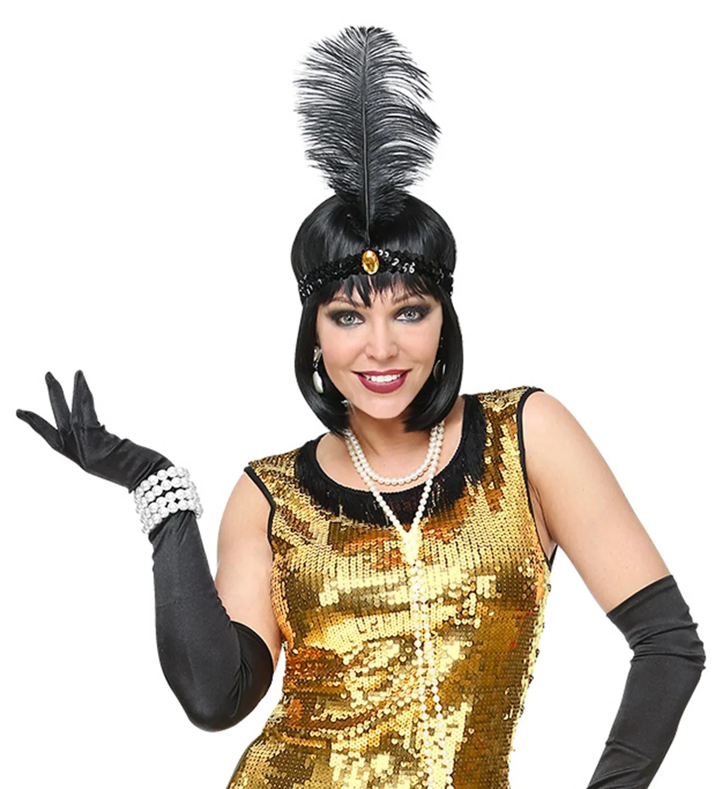 Pulsera de Perlas Charlestón Años 20 Complementos Charlestón y Gangster Widmann