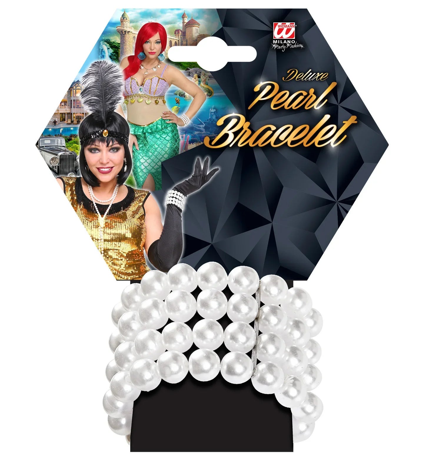 Pulsera de Perlas Charlestón Años 20 Complementos Charlestón y Gangster Widmann