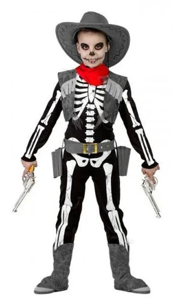 Disfraz de Vaquero Esqueleto para Niño Esqueletos Kimokawaii