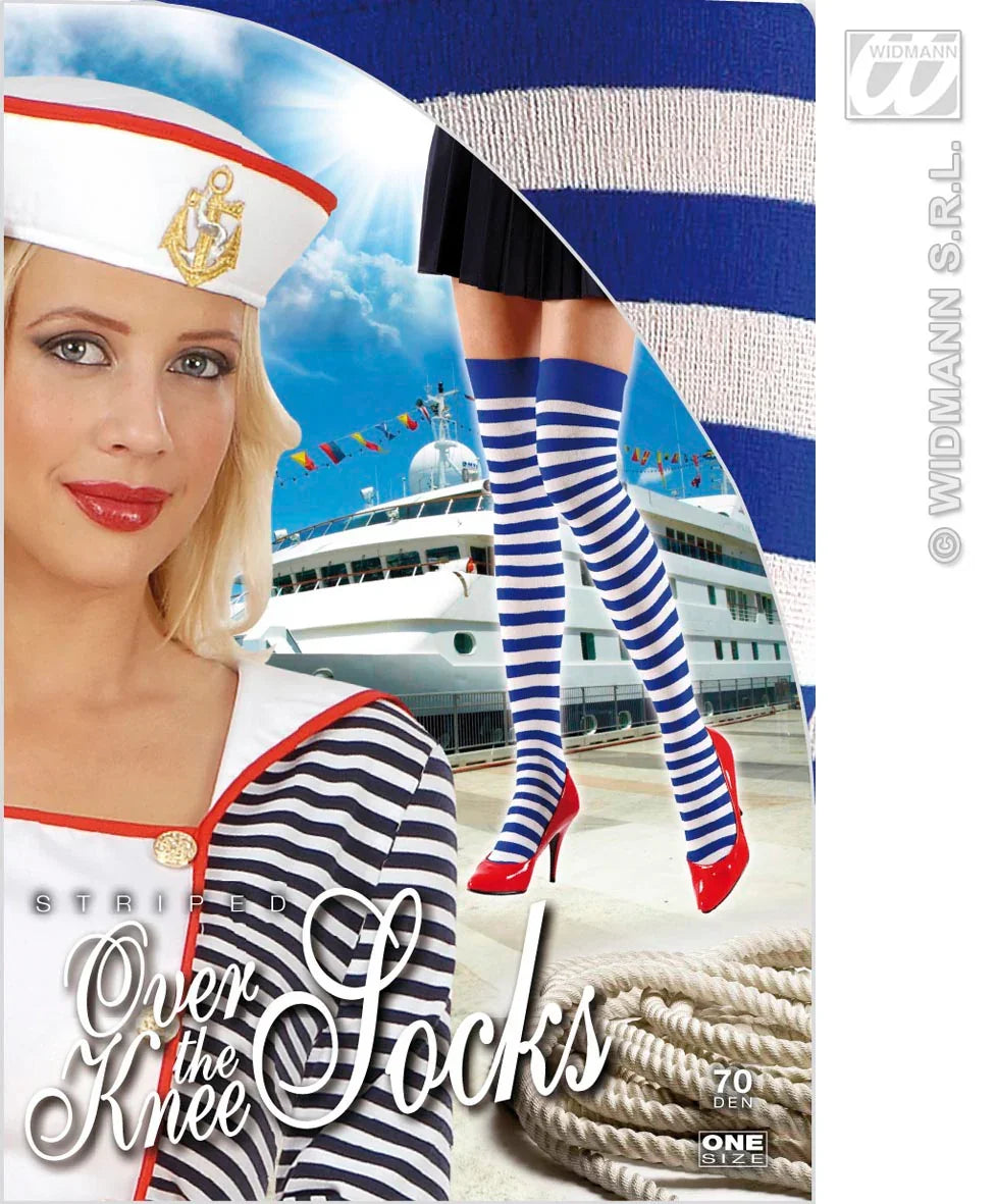 Medias de Rayas Azules y Blancas COMPLEMENTOS Widmann