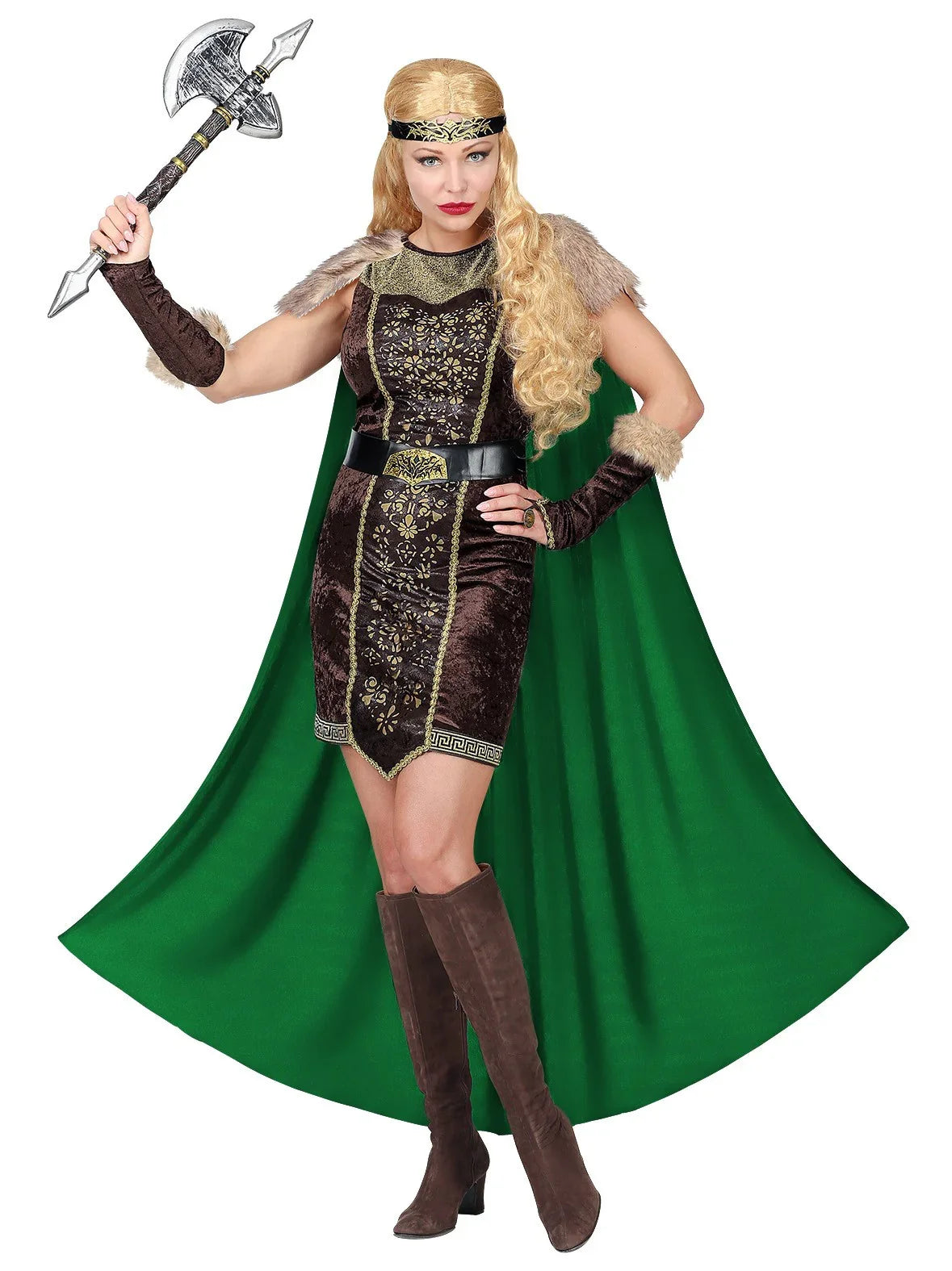 Disfraz de Reina Vikinga Elegante para Mujer Vikingos Widmann