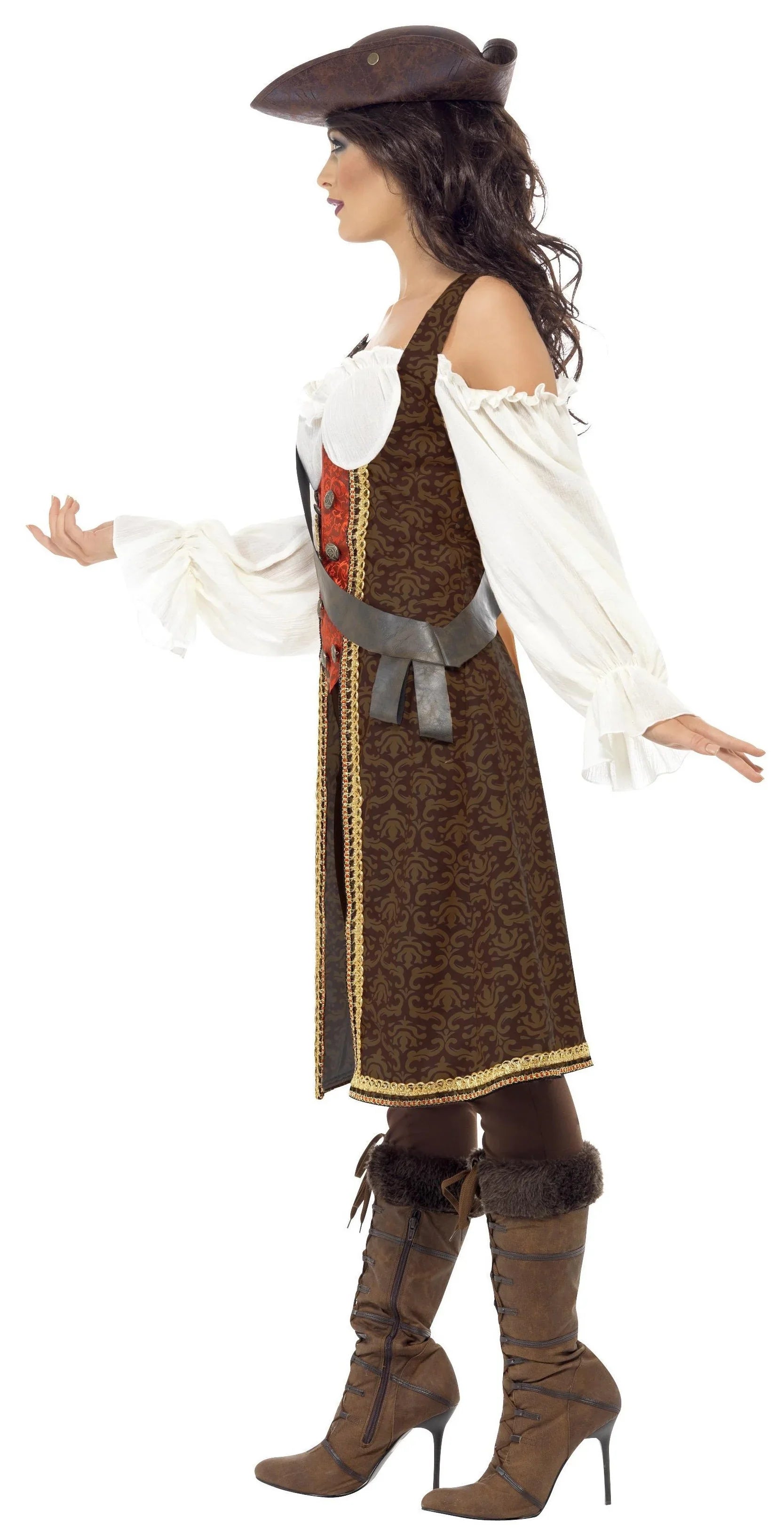 Disfraz de Mujer Pirata Lujo Adultos Smiffys