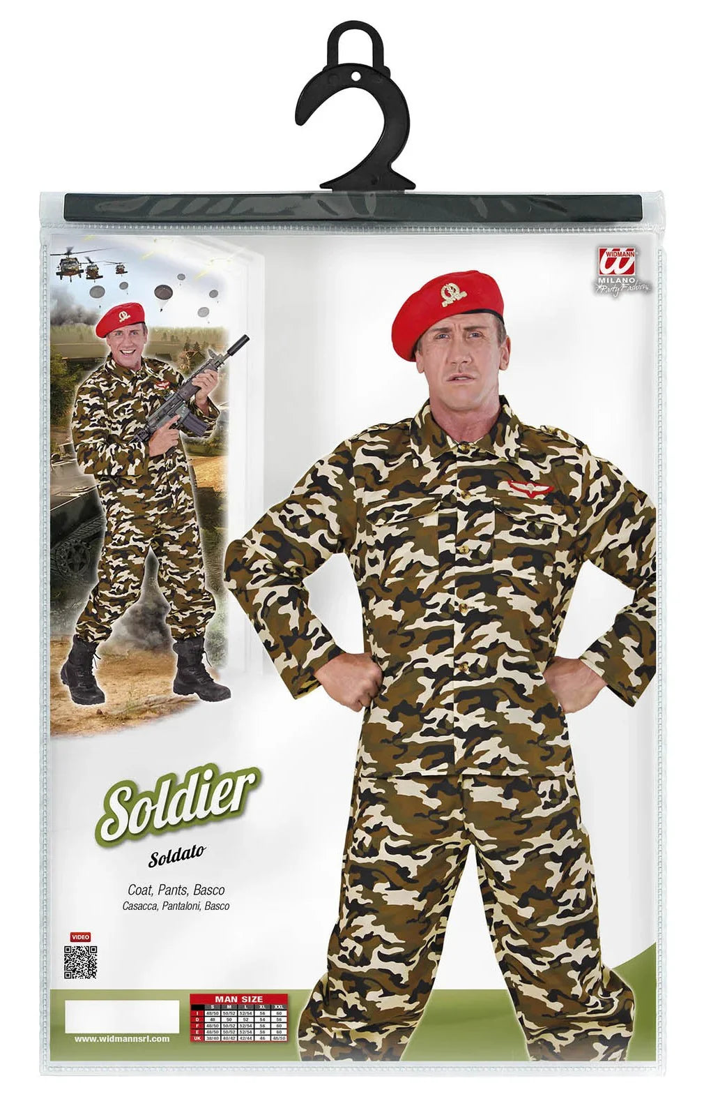 Disfraz de Soldado Soviético para Adulto Militares y Soldados Widmann