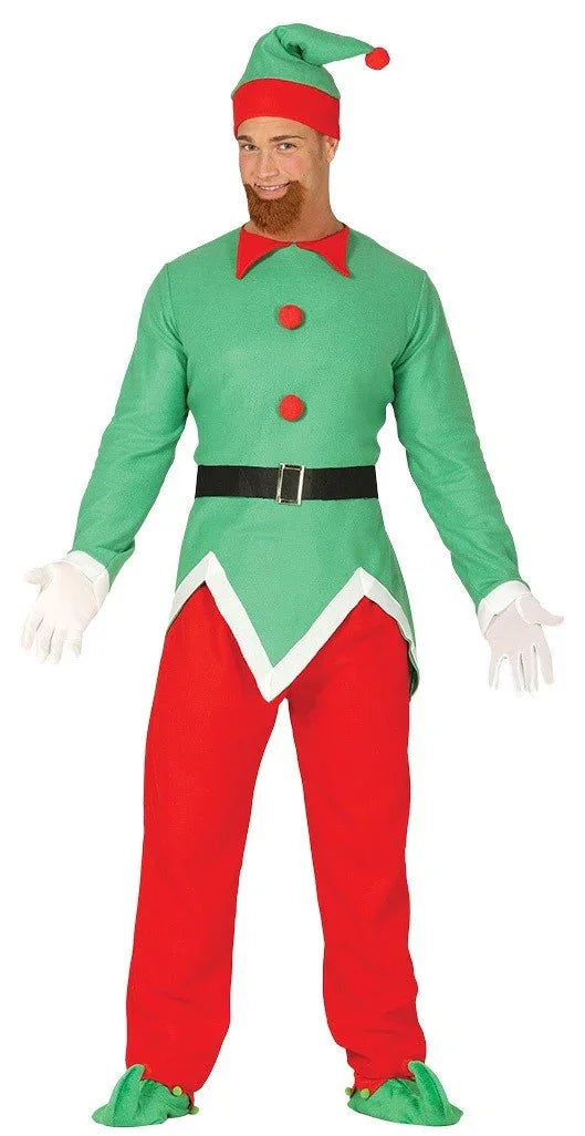 Disfraz de Elfo de Navidad para Hombre Elfos Navideños Guirca