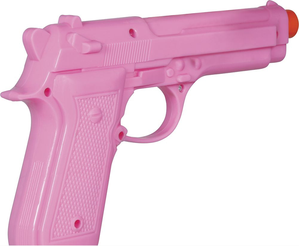 Déguisement pistolet couleur rose de 23 cm