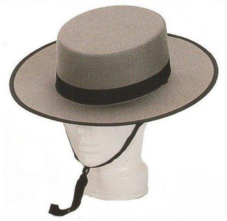 Sombrero Cordobés Gris con Forro para Adulto Cordobeses Fycar