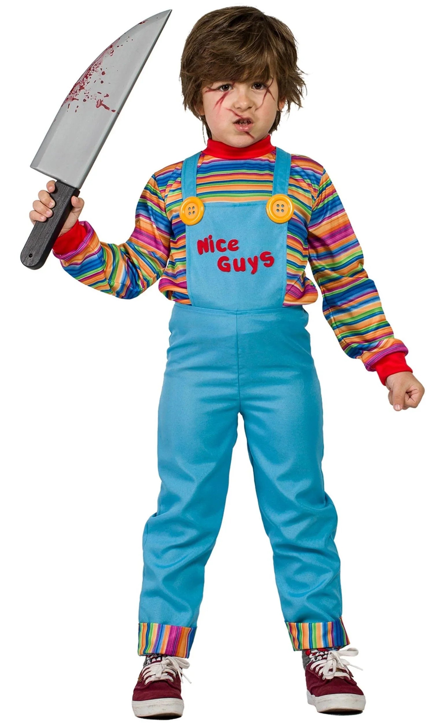 Disfraz de Chucky el Muñeco Diabólico para Niño Chucky - El Muñeco Diabólico Kimokawaii