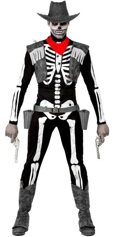 Disfraz de Vaquero Esqueleto para Hombre Esqueletos Kimokawaii