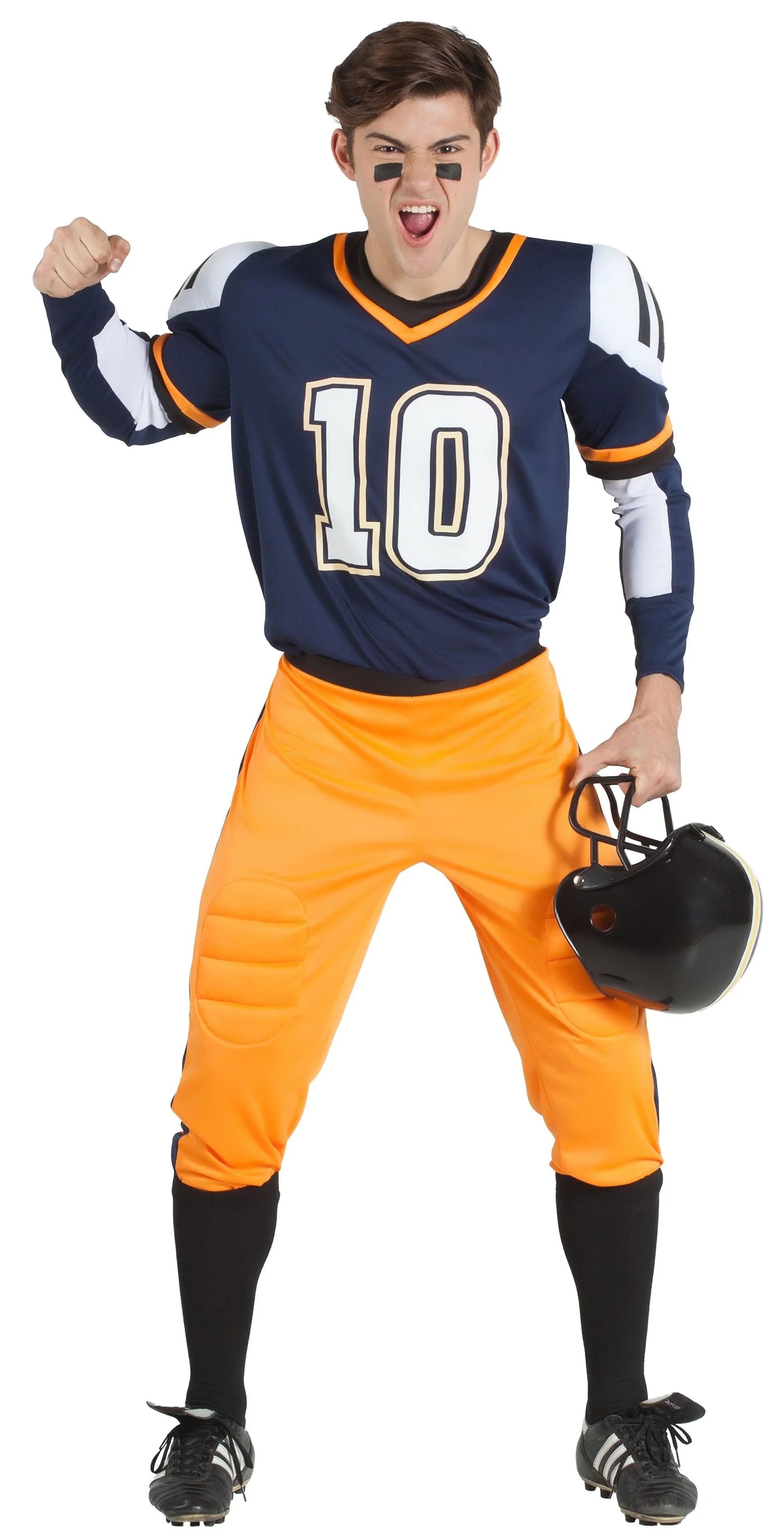 Disfraz de Jugador de Rugby Azul para Adulto Jugadores de Rugby Kimokawaii