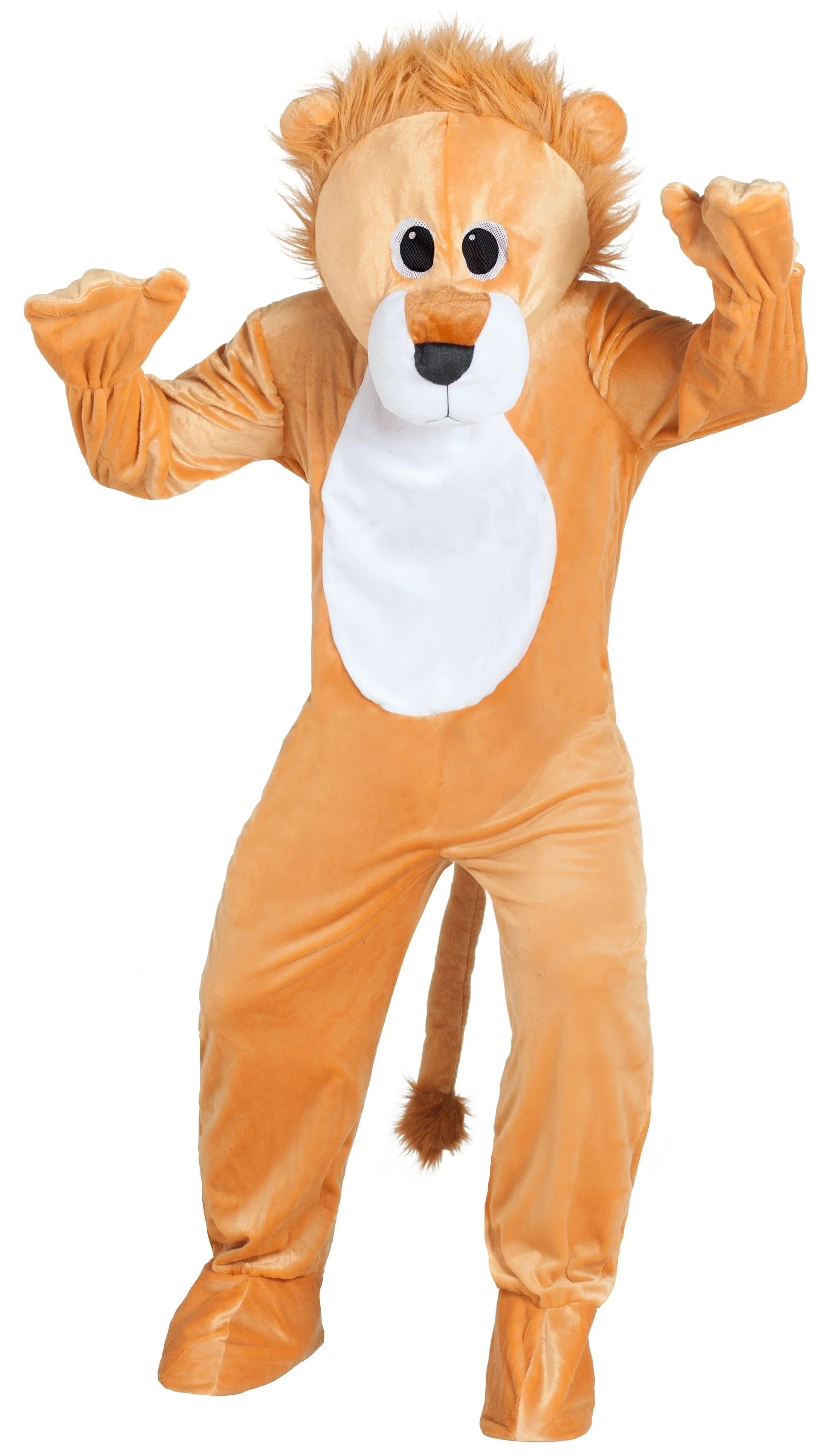 Disfraz de León Cabeza Gigante para Adulto León Kimokawaii