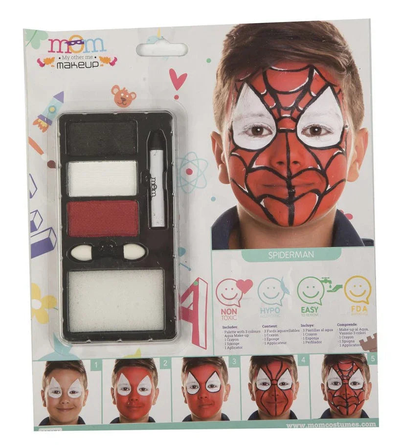 Kit de Maquillaje de Hombre Araña Infantil Spiderman Viving