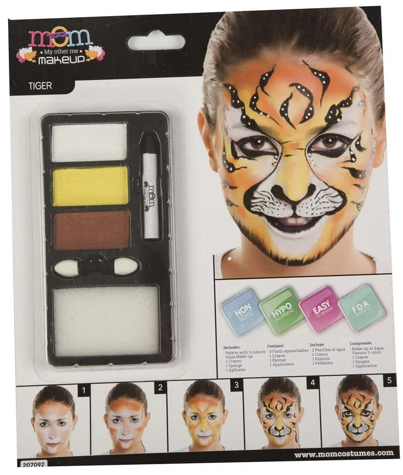 Kit de Maquillaje de Tigre para Adulto Kits de Maquillaje Viving