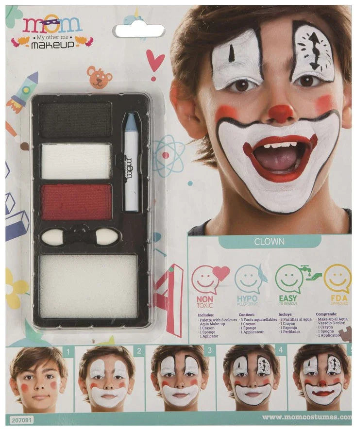 Kit de Maquillaje de Payaso Infantil Complementos Payasos Viving
