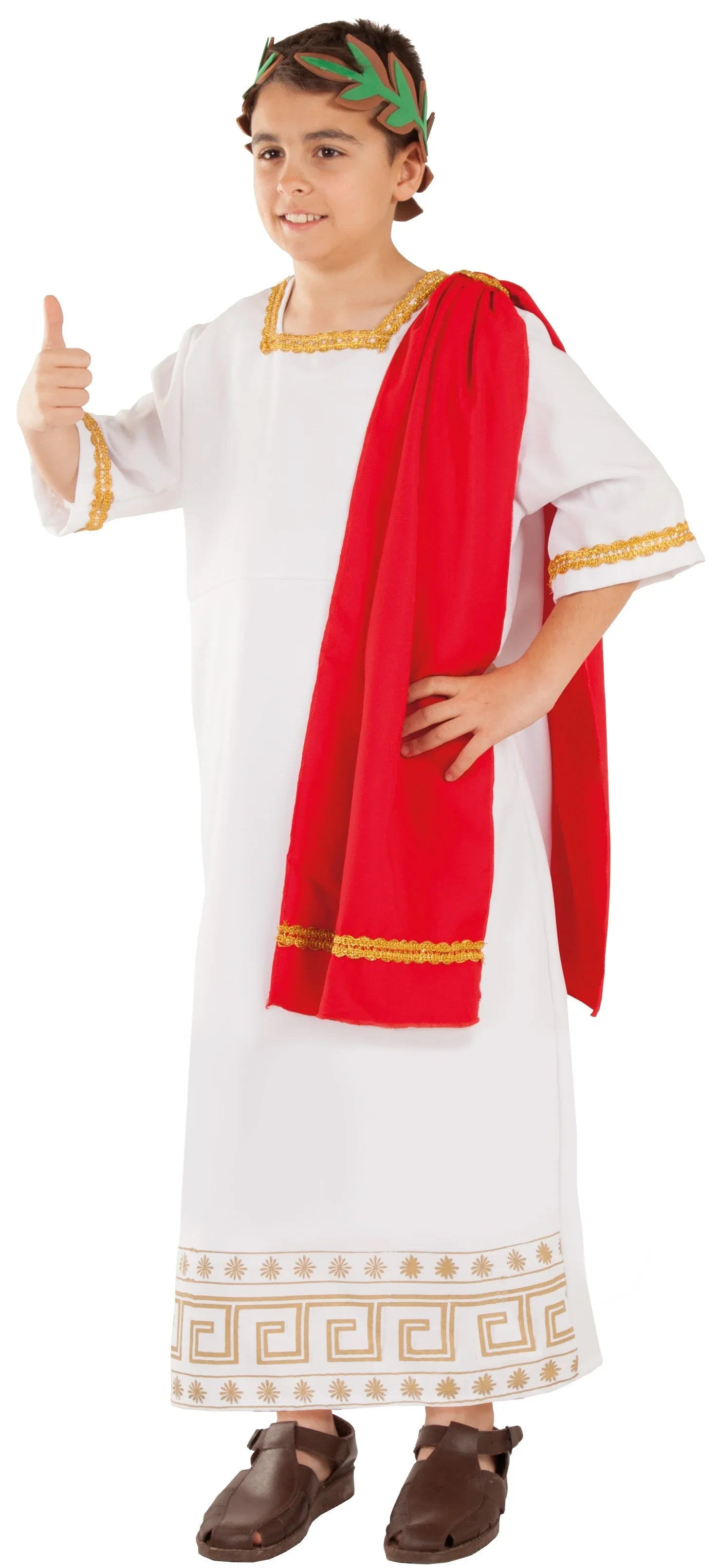 Disfraz de Pretor Romano para Niño Romano y Griego Fycar