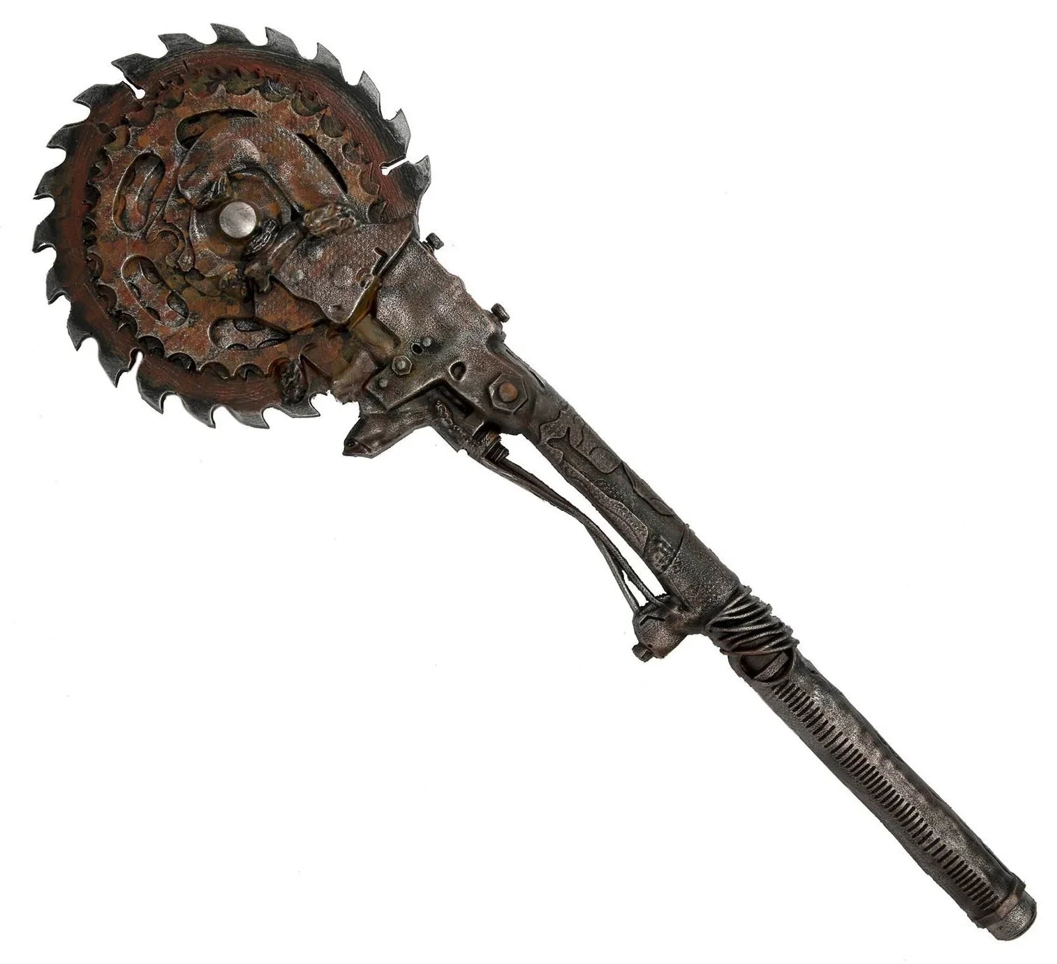 Sierra Circular Oxidada Steampunk Steampunk Viving