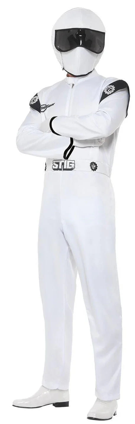 Disfraz de Piloto The Stig Top Gear para Adulto Personajes de la tele Smiffys