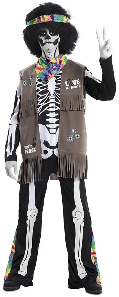 Disfraces para Grupo de Esqueletos Hippies Esqueletos Disfraces Simon