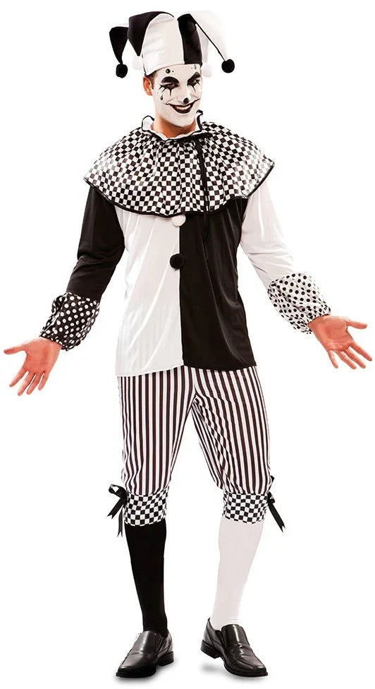 Disfraces en Pareja de Arlequines Blancos y Negros Arlequines y Bufones Disfraces Simon
