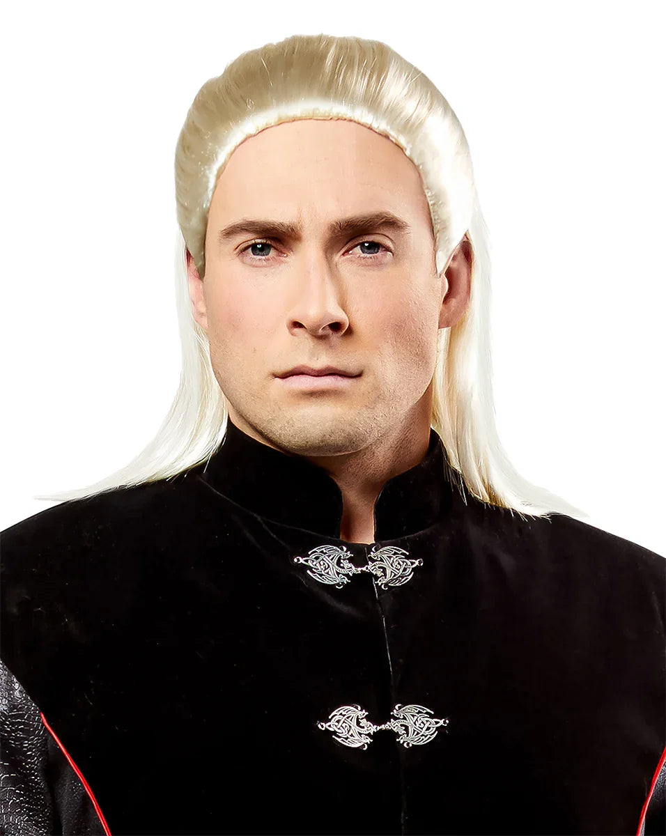 Peluca de Daemon Targaryen Blanca La Casa del Dragón Rubies