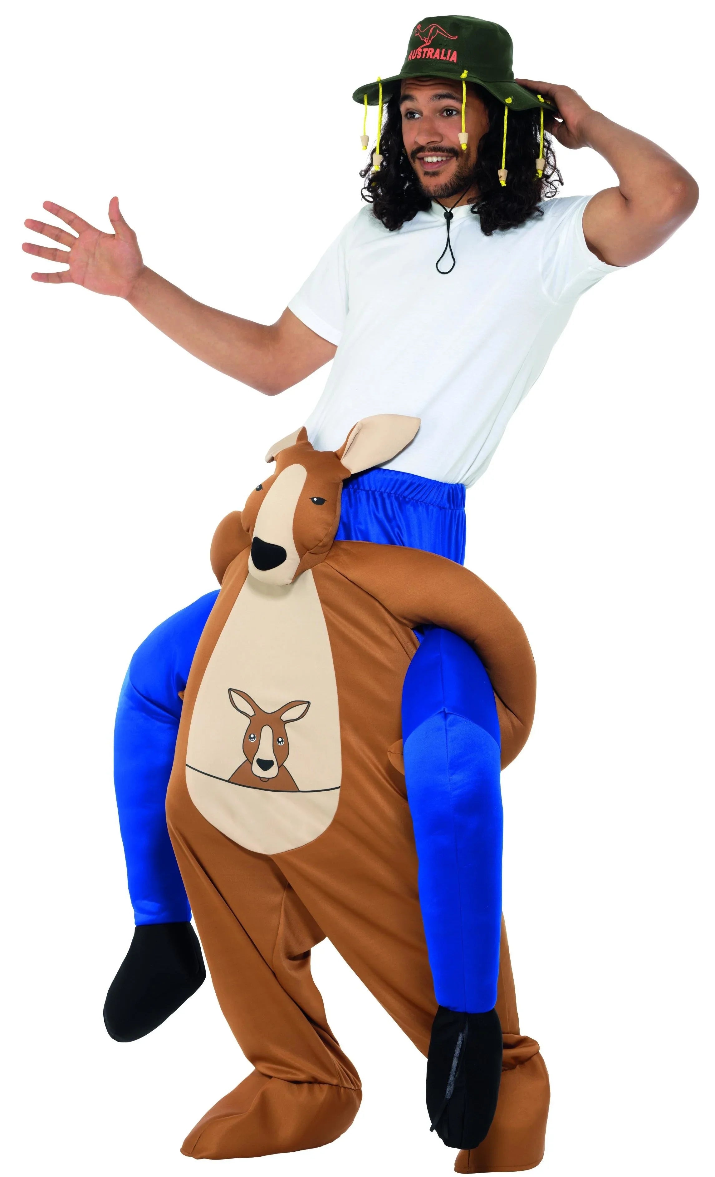 Disfraz a Hombros de Canguro para Adulto Canguro Smiffys