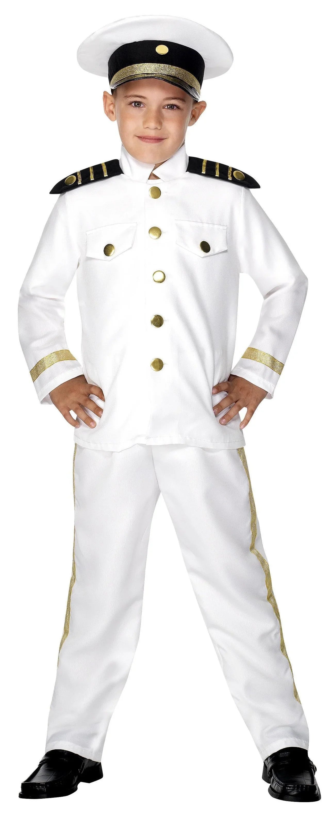 Disfraz de Capitán de Barco para Niño Marinero Smiffys