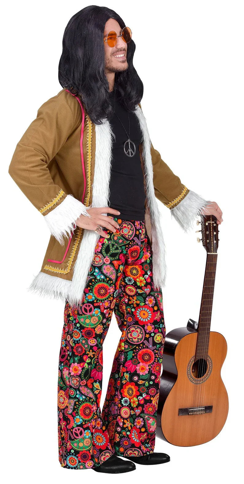 Disfraz de Hippie Woodstock para Hombre Hippies Widmann