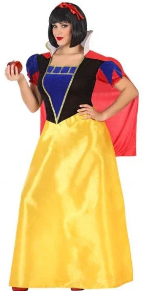 Disfraz de Blancanieves Largo para Mujer Dibujos Animados y Cuentos Atosa