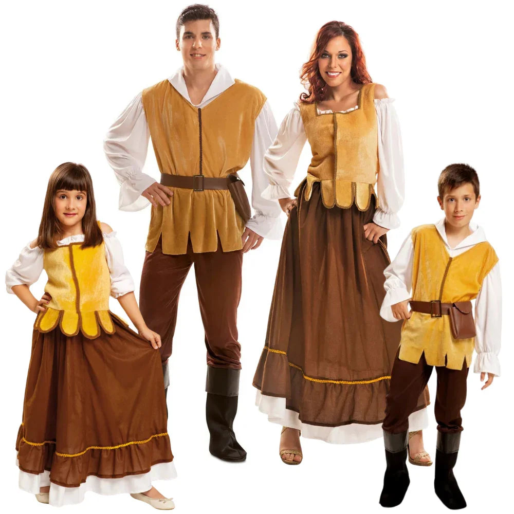 Disfraces para Grupo de Mesoneros Medievales con Chaleco Medievales Disfraces Simon
