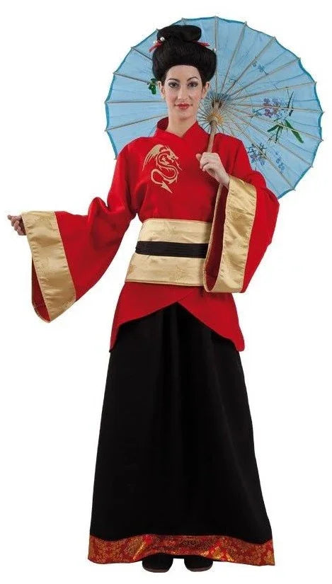 Disfraz de China Dragón para Mujer Chinos Fycar