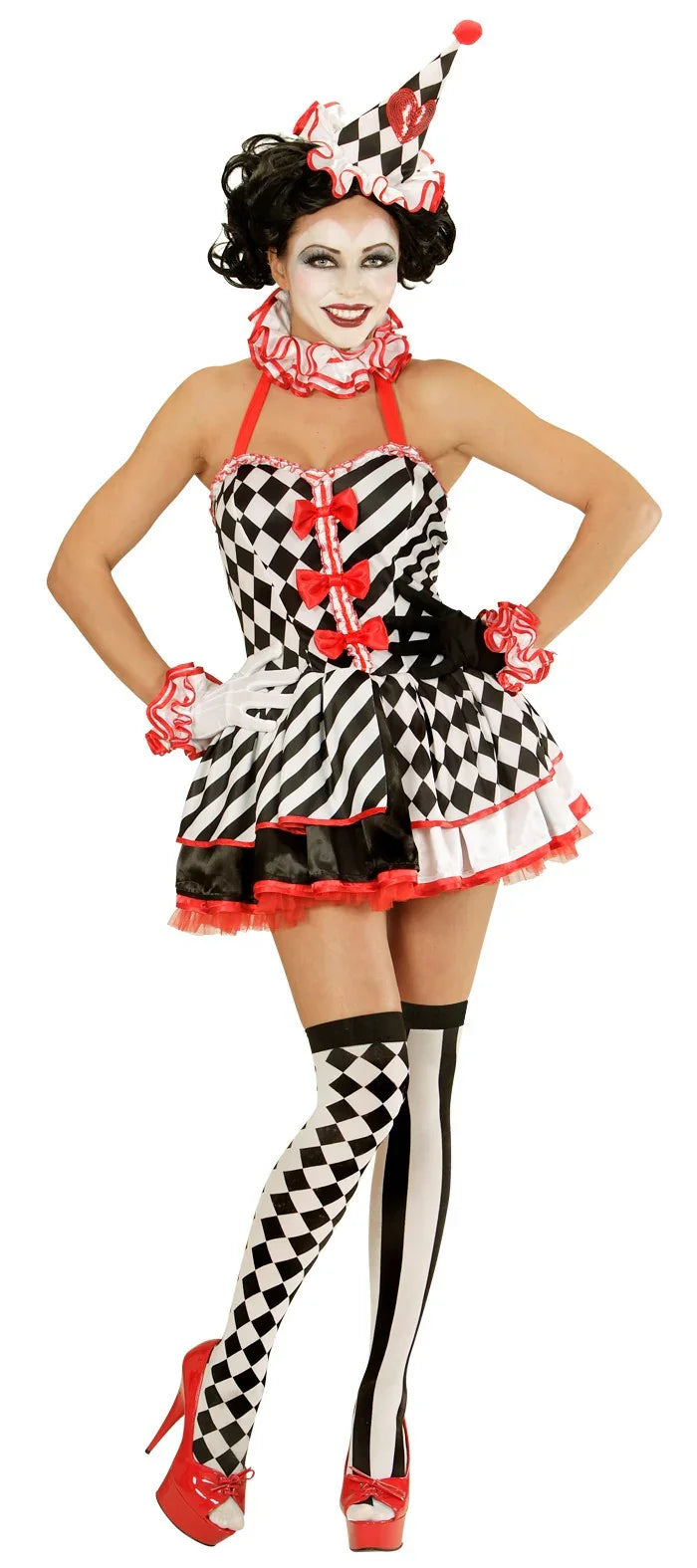 Medias de Arlequín con Rombos y Rayas Arlequines y Bufones Widmann