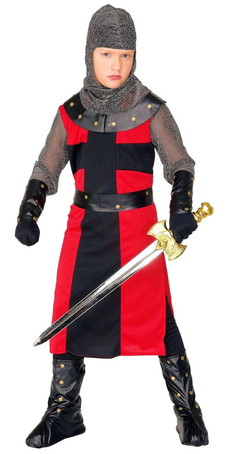 Disfraz de Caballero Medieval Cruzado para Niño Medieval Infantiles Widmann