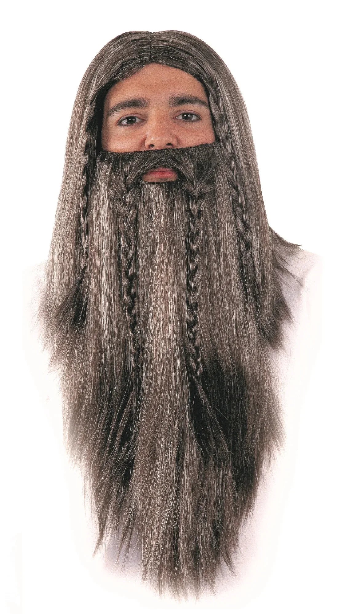 Peluca de Vikingo Canosa con Barba Larga Complementos Vikingos Fycar Complementos