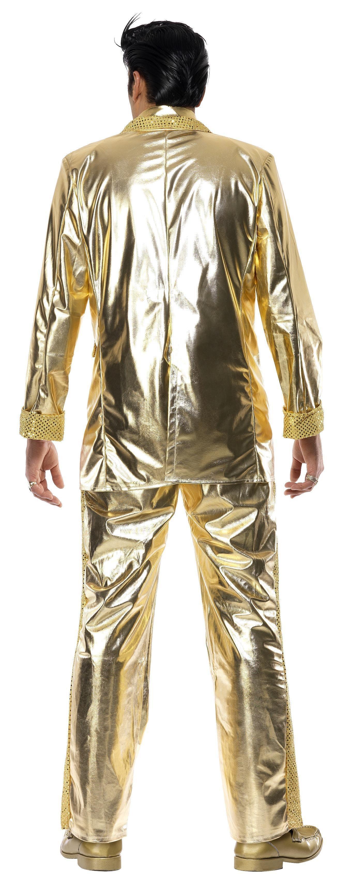 Disfraz de Elvis Presley Dorado para Hombre Elvis Smiffys