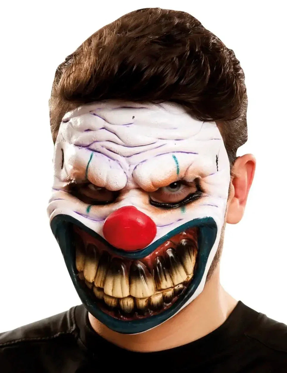 Careta de Payaso Asesino Sonriente de Látex Payasos Asesinos Viving