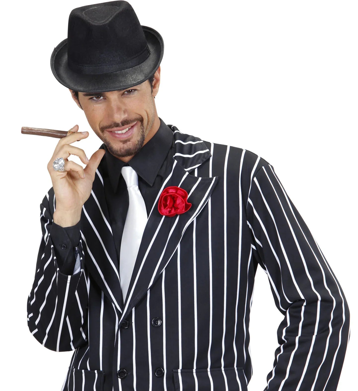 Sombrero de Gangster Negro Sombreros y Gorros Widmann