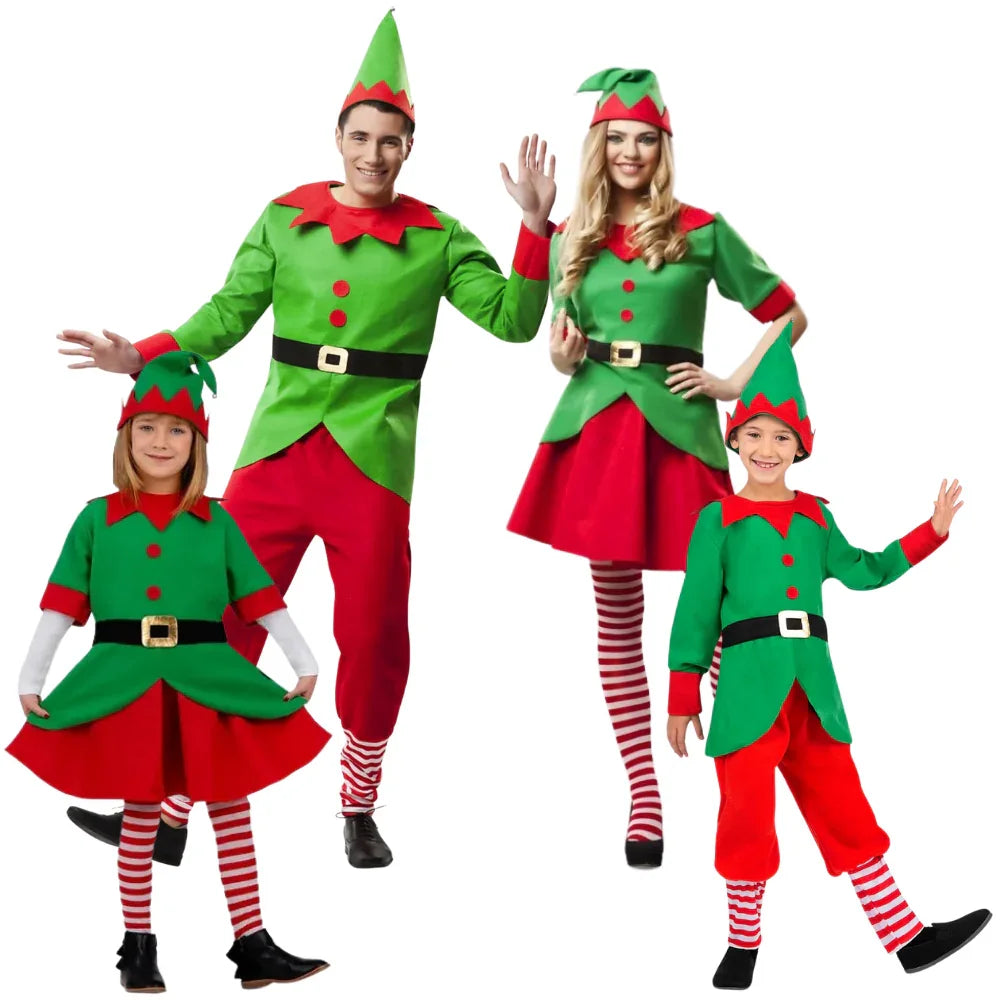 Disfraces para Grupo de Elfos de Papá Noel Elfos Navideños Disfraces Simon