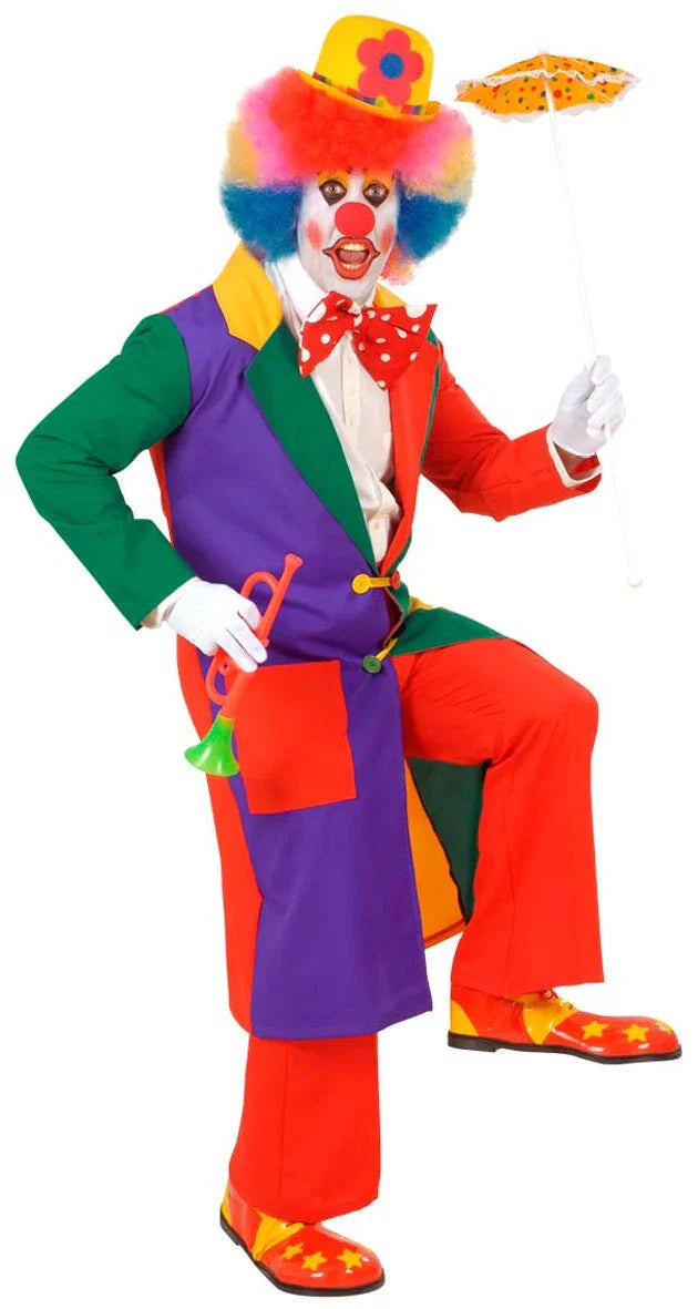 Chaqueta de Payaso Multicolor para Hombre Complementos Payasos Widmann