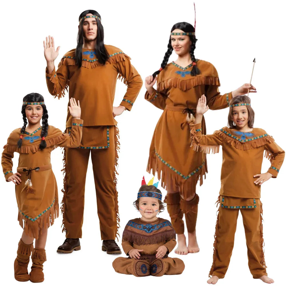 Disfraces para Grupo de Indios Americanos Indio Disfraces Simon