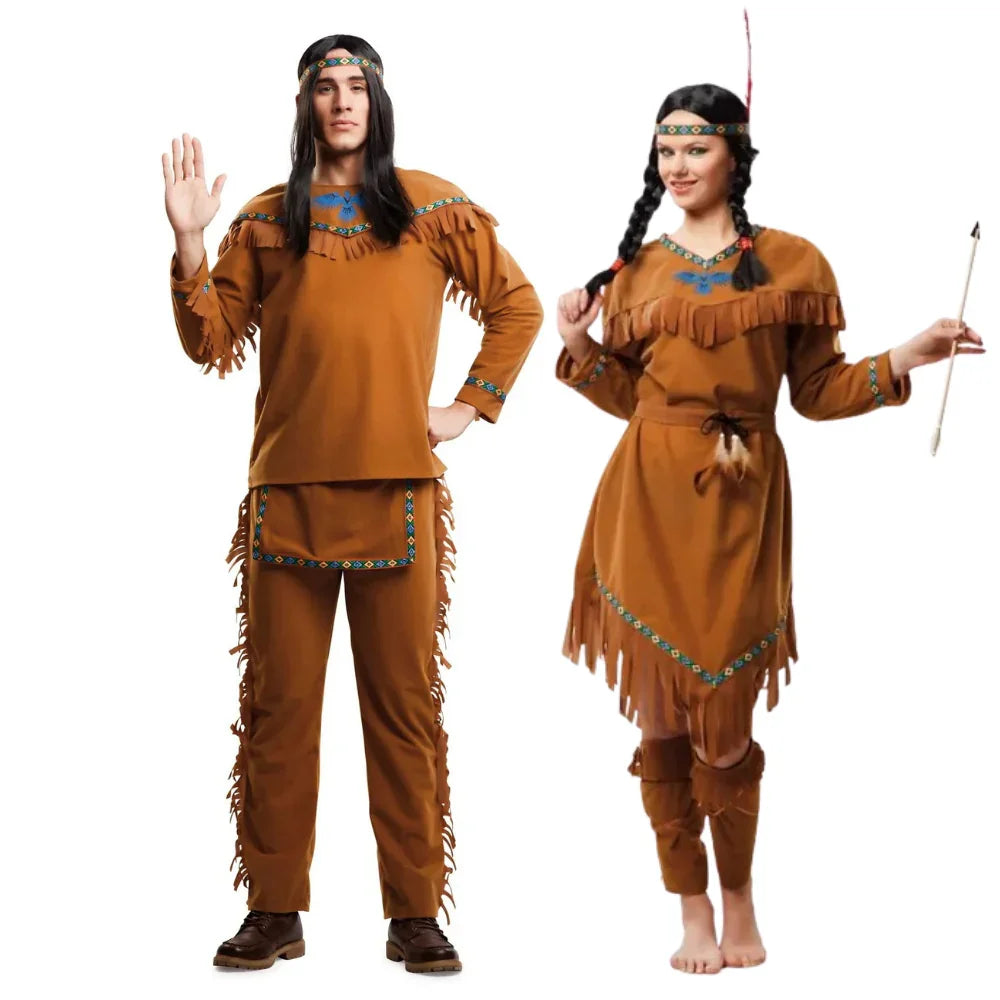Disfraces en Pareja de Indios Americanos Indio Disfraces Simon